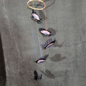 Handmade butterfly mobile